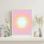 Farbenfrohe, Motivierend Kostenvoranschläge Poster<br><div class="desc">Farbenvolles Motivierend Zitat-Poster nach Maß. Personalisieren Sie diesen ästhetischen Farbdruck mit Ihrem bevorzugten inspirierenden Sprichwort oder eigenen Text</div>