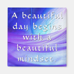 Farbenfrohe Motivierend und inspirierende Worte Magnet