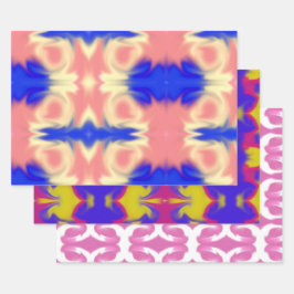 Farbenfrohe Mudge Geschenkpapier Set