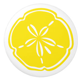 Farbenfrohe Muschel Sand Dollar Drawer Knobs Keramikknauf