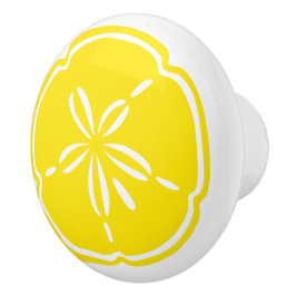 Farbenfrohe Muschel Sand Dollar Drawer Knobs Keramikknauf