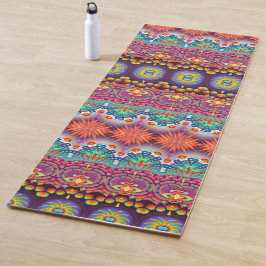 Farbenfrohe Muster Design Yoga Mat Yogamatte