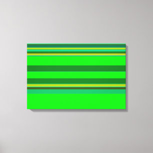 Farbenfrohe Muster für grüne Streifen - individuel Leinwanddruck