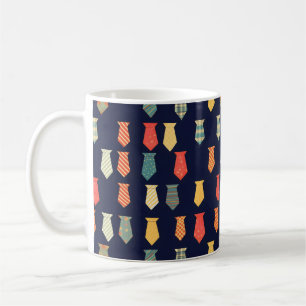 Farbenfrohe Muster für kleine Krawatte Kaffeetasse