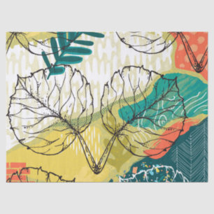 Farbenfrohe Muster & Muster Seidenpapier