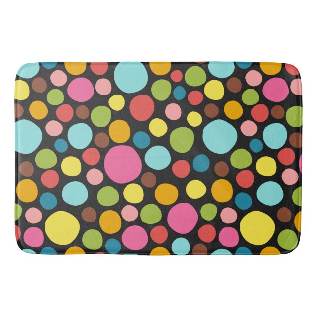 Farbenfrohe Musterinspiration Cute   Badematte (Vorderseite)