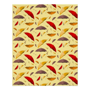 Farbenfrohe Musterplakette Poster