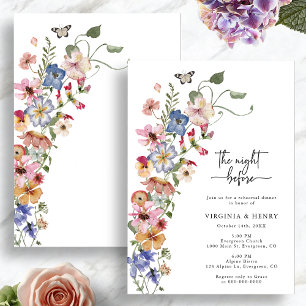 Farbenfrohe Nacht vor der Einladung