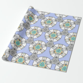 Farbenfrohe, nahtlose Mosaikstreifen Geschenkpapier