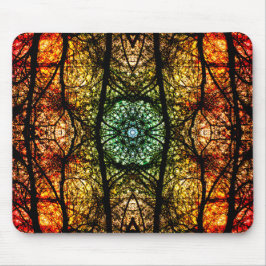 Farbenfrohe Naturkunst Mousepad