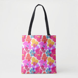 Farbenfrohe Neon Moderne Blume Muster