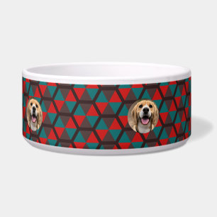 Farbenfrohe neue Individuelle Name Haustierzubehör Napf