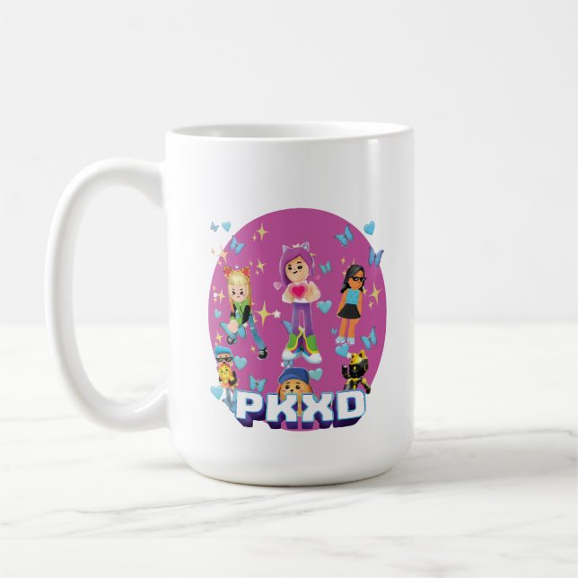 Farbenfrohe Niedliche Gamer Sticker für Kinder,pKX Kaffeetasse (Links)