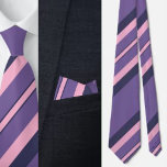 Farbenfrohe Niedliche Streifenmuster Krawatte<br><div class="desc">Farbenfrohe Niedliche Streifen Pattern Nacken Krawatte.</div>