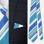 Farbenfrohe Niedliche Streifenmuster Krawatte<br><div class="desc">Farbenfrohe Niedliche Streifen Pattern Nacken Krawatte.</div>