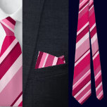 Farbenfrohe Niedliche Streifenmuster Krawatte<br><div class="desc">Farbenfrohe Niedliche Streifen Pattern Nacken Krawatte.</div>