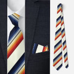 Farbenfrohe Niedliche Streifenmuster Krawatte<br><div class="desc">Farbenfrohe Niedliche Streifen Pattern Nacken Krawatte.</div>