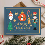 Farbenfrohe Niedliche Weihnachts-Kochkarte Feiertagspostkarte<br><div class="desc">Minimal Pastel Weihnachten Weihnachten Weihnachten</div>
