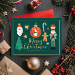Farbenfrohe Niedliche Weihnachts-Kochkarte Feiertagspostkarte<br><div class="desc">Minimal Pastel Weihnachten Weihnachten Weihnachten</div>