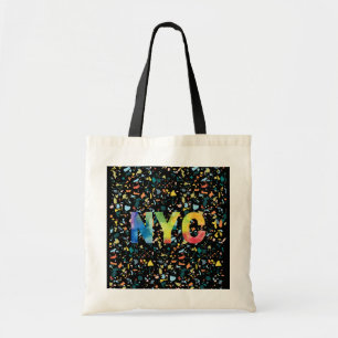 Farbenfrohe NYC New York City Toter Bag Tragetasche