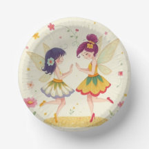 Farbenfrohe Öko-freundliche Papierschalen