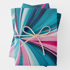 Farbenfrohe Ölgemälde - Papiertüten Geschenkpapier Set