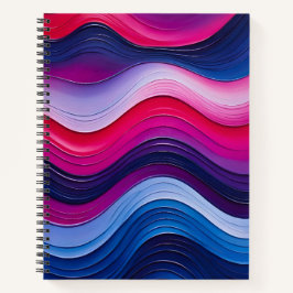 Farbenfrohe Ölpaint Art Spirituosen Notebook Notizbuch