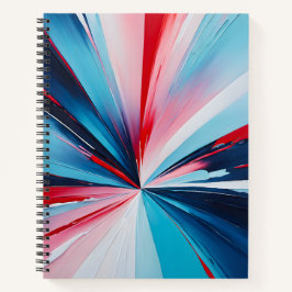 Farbenfrohe Ölpaint Art Spirituosen Notebook Notizbuch