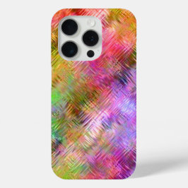 Farbenfrohe Opal Glassy Textur iPhone 15 Pro Hülle