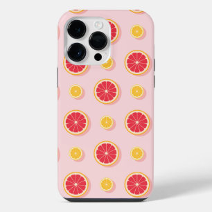 Farbenfrohe Orangenmuster iPhone 14 Pro Max Hülle