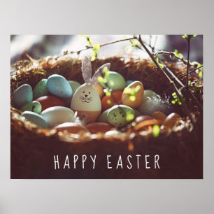 Farbenfrohe Ostereier Bilder Ostereier Tag Niedlic Poster