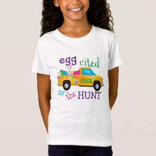 Farbenfrohe Ostereier Hunt Bunny Truck T - Shirt