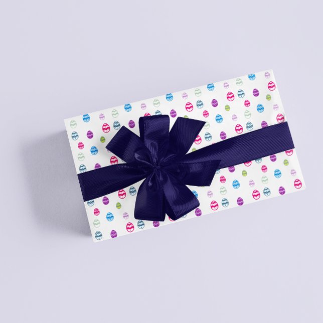 Farbenfrohe Ostereier-Muster-Papierblätter Geschenkpapier Set (Von Creator hochgeladen)