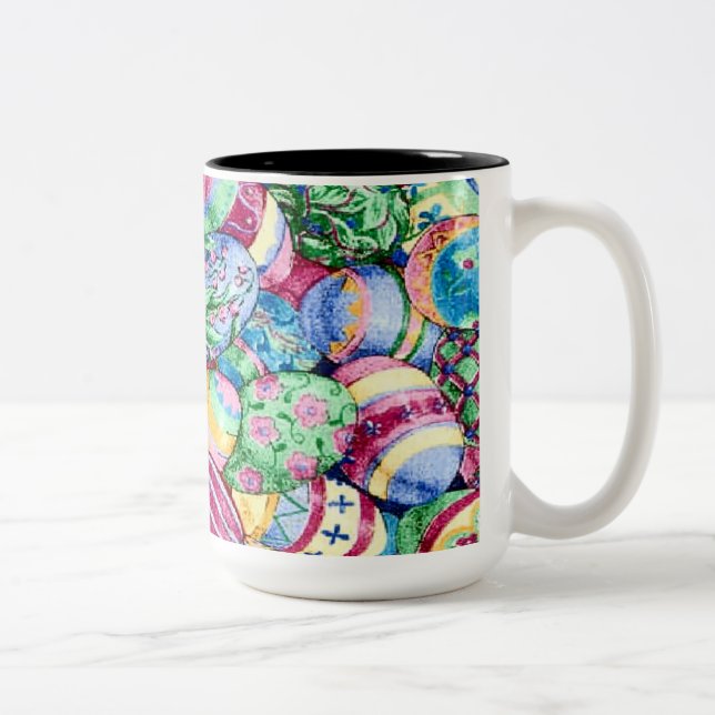 Farbenfrohe Ostereier Tasse (Rechts)