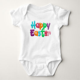 Farbenfrohe Ostertypografie | Bodysuit Baby Strampler