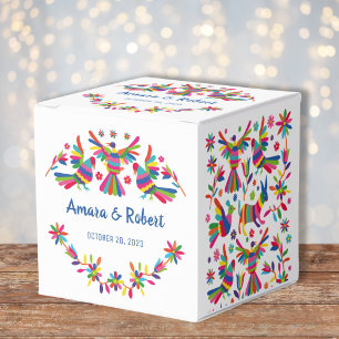 Farbenfrohe Otomi Gevor Box Geschenkschachtel