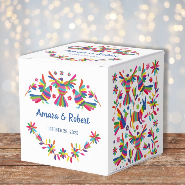 Farbenfrohe Otomi Gevor Box Geschenkschachtel (Von Creator hochgeladen)