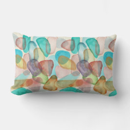 Farbenfrohe Ozeanmatte Lendenkissen