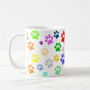 Farbenfrohe Pads Druckmuster Tasse