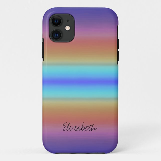 Farbenfrohe Paint Rainbow Abstrakt #2 Case-Mate iPhone Hülle (Rückseite)