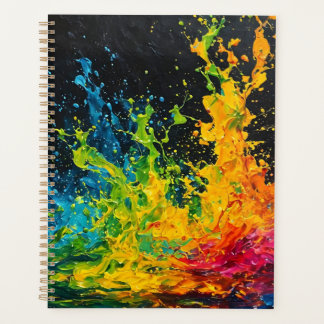 Farbenfrohe Paint Splash Planer