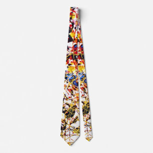 Farbenfrohe Paint Spritzer Neck Tie Krawatte