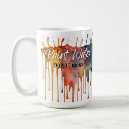 Farbenfrohe Paint Water Tasse - Funny Artist Gift