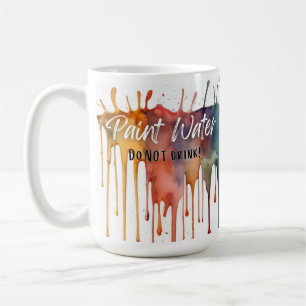 Farbenfrohe Paint Water Tasse - Funny Artist Gift