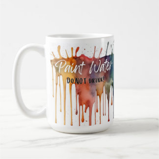 Farbenfrohe Paint Water Tasse - Funny Artist Gift