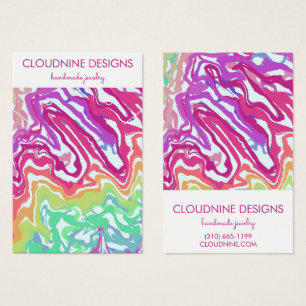 Farbenfrohe Paint Wirbel erwischen Necklace Juwele