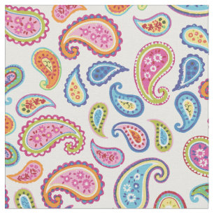 Farbenfrohe Paisley Kids Room Dekoration Stoff