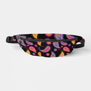 Farbenfrohe Paisley nahtloses Muster Bauchtasche
