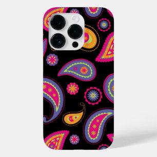 Farbenfrohe Paisley nahtloses Muster Case-Mate iPhone 14 Pro Hülle