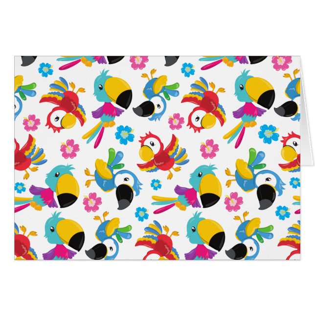 Farbenfrohe Papageien, tropische Papageien, Vögel, (Vorderseite (Horizontal))